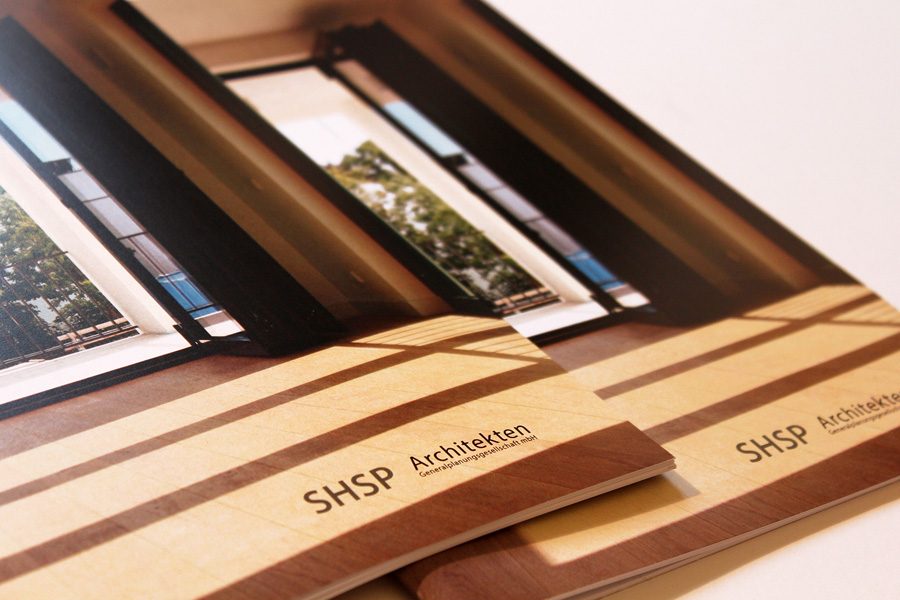 DIN A4 Broschüre der SHSP-Architekten.
