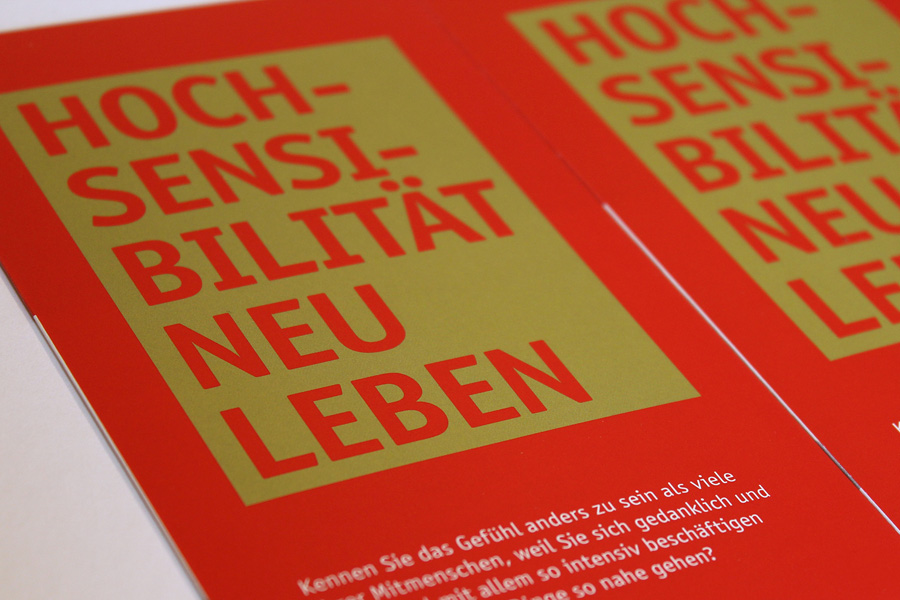 Flyer-Vorderseite von Matthias Gaenzer – Coaching für Hochsensible.